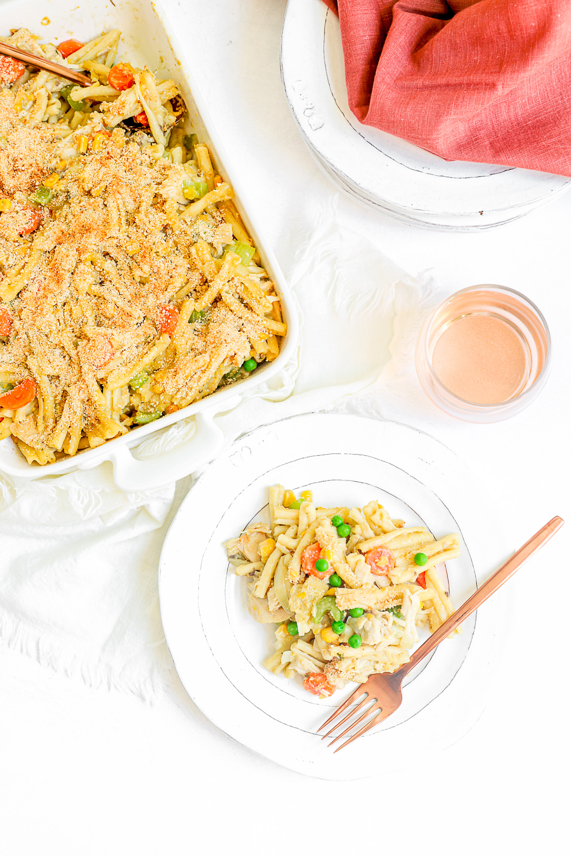 Leftover Turkey Noodle Casserole - Sprinkles & Sea Salt